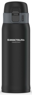 Термос Biostal Crosstown (0,48 литра), черный (NMR-480B)