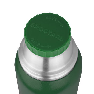 Термос Biostal Охота (1,2 литра) 2 чашки - зеленый (NBA-1200G) фото #5