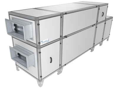 Приточно-вытяжная вентиляционная установка Breezart 3700 Lux RR F ET22,5-380