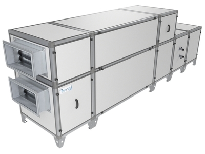 Приточно-вытяжная вентиляционная установка Breezart 3700 Lux RR W ET15-380