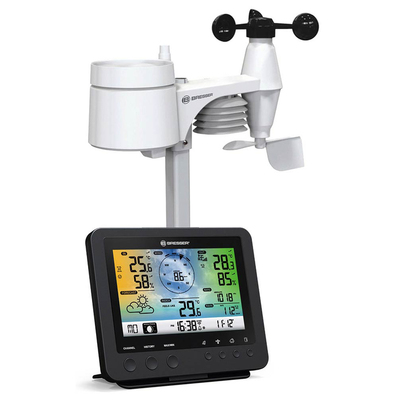 Цифровая метеостанция с радиодатчиком Bresser 5 в 1 Wi-Fi с цветным дисплеем (73261)