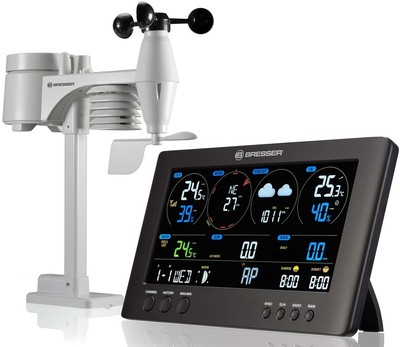 Цифровая метеостанция с радиодатчиком Bresser ClearView 7 в 1 Wi-Fi (77142)