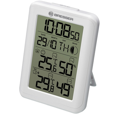 Термометр с радиодатчиком Bresser MyClimate белый фото #2