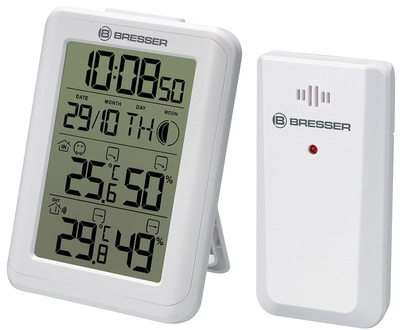 Термометр с радиодатчиком Bresser MyClimate белый