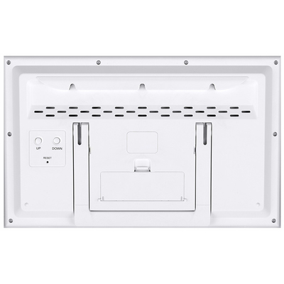 Цифровая метеостанция с радиодатчиком Bresser MyTime Jumbo LCD (белая) (74647) фото #2