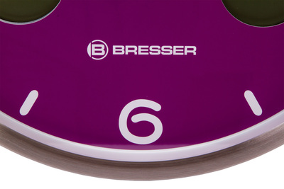Часы без проекции Bresser MyTime io NX Thermo/Hygro, 30 см, фиолетовые фото #3