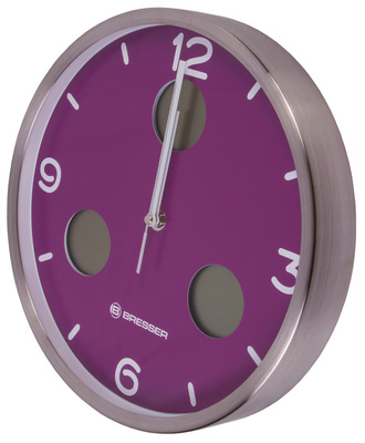 Часы без проекции Bresser MyTime io NX Thermo/Hygro, 30 см, фиолетовые фото #4