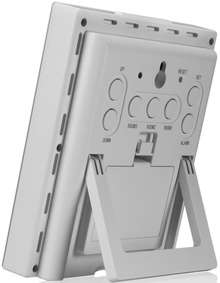 Цифровая метеостанция с радиодатчиком Bresser Temeo Hygro Quadro Prestige с тремя датчиками, белая (78585) фото #3
