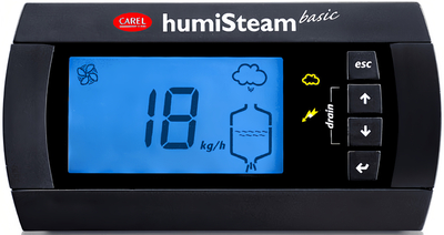 Увлажнитель с погружными электродами CAREL humiSteam Basic UE018YL001 фото #2