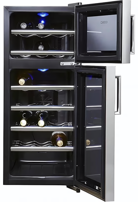 Отдельностоящий винный шкаф 12-21 бутылка CASO WineDuett Touch 21 фото #6