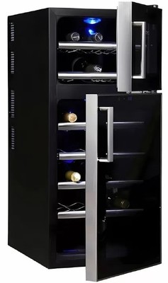 Отдельностоящий винный шкаф 12-21 бутылка CASO WineDuett Touch 21 фото #4