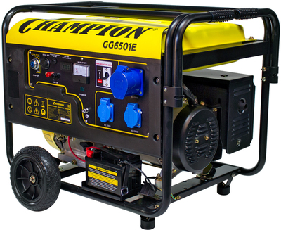 Бензиновый генератор CHAMPION GG 6501E+ATS