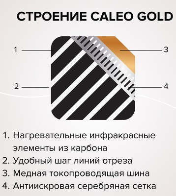 Пленочный теплый пол Caleo GOLD 170-0,5-1,0 фото #9