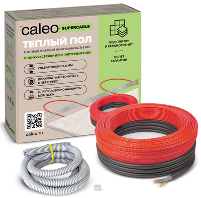 Нагревательный кабель Caleo Supercable 18W-20