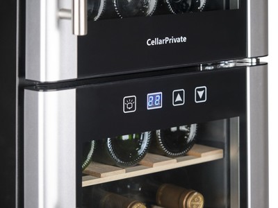 Отдельностоящий винный шкаф 12-21 бутылка Cellar Private CP021-2E фото #2