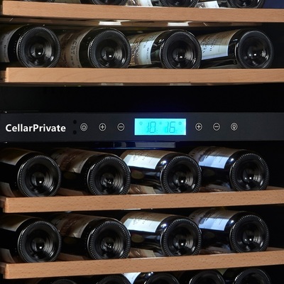 Встраиваемый винный шкаф 22-50 бутылок Cellar Private CP043-2TBH фото #3