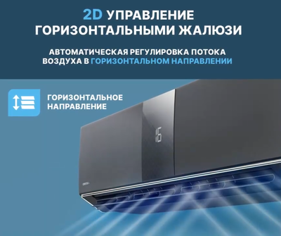Настенный внутренний блок мульти-сплит системы Centek CT-66AMWM-H09/4R3B(HG) фото #7