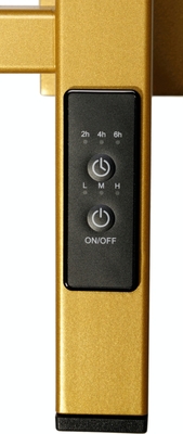 Электрический полотенцесушитель Comfysan Alto-K EC-2 120/10, матовое золото фото #3