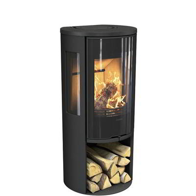 Печь-камин Contura 556G:1 Style, стеклянная дверца, черный