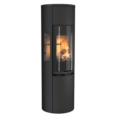 Печь-камин Contura 596G:1 Style, стеклянная дверца, черный