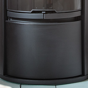 Печь-камин Contura 856:3 Style, чугунная дверца, черный фото #2