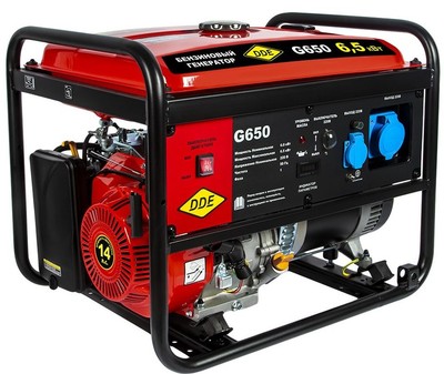 Бензиновый генератор DDE G650