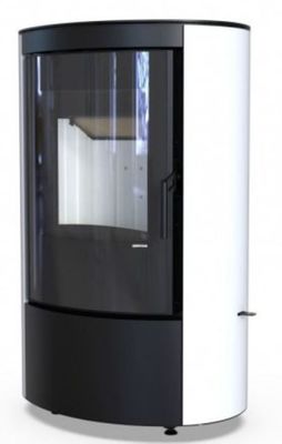 Дровяная печь DEFRO HOME CERES ELI, белая сталь