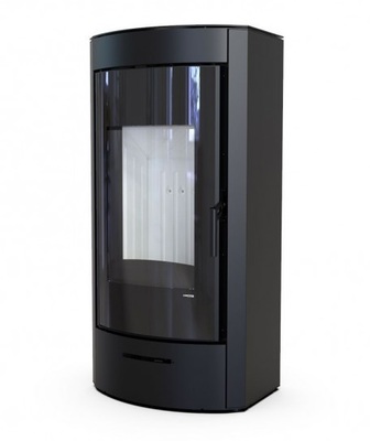 Дровяная печь DEFRO HOME ORTI, черная сталь