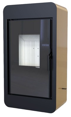 Дровяная печь DEFRO HOME PICO, золотая сталь