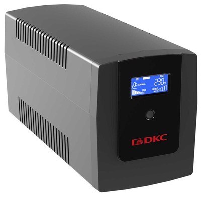 Блок бесперебойного питания DKC line-interactive Info LCD 1500 Ва 5 мин фото #4