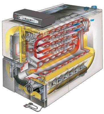 Комбинированный котел свыше 200 кВт De Dietrich GT 430-13 Diematic-m3 (теплообменник в собранном виде) фото #2