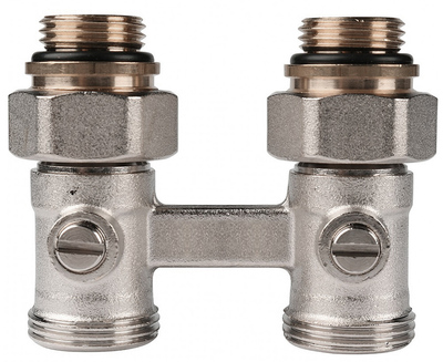 Двухтрубный узел нижнего подключения Delta G 3/4 x 1/2 D=50 MM проходной