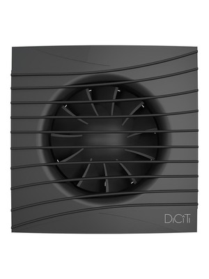 Вытяжка для ванной диаметр 100 мм DiCiTi SILENT 4C Matt Black фото #2