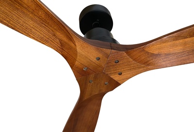 Вентилятор без подсветки Dreamfan Lantau Black Wood DC 132 фото #4