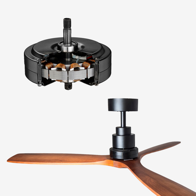 Вентилятор без подсветки Dreamfan Lantau Black Wood DC 132 фото #10