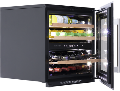 Встраиваемый винный шкаф 22-50 бутылок Dunavox DAVS-25.63DB фото #4