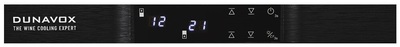 Встраиваемый винный шкаф 22-50 бутылок Dunavox DXB-26.69DB.TO фото #4