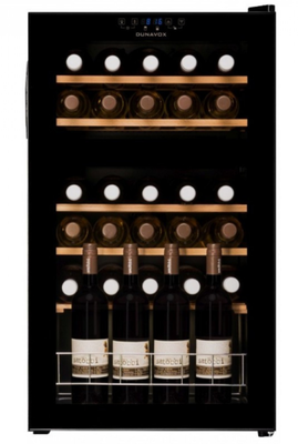 Отдельностоящий винный шкаф 22-50 бутылок Dunavox DXFH-30.80 фото #2