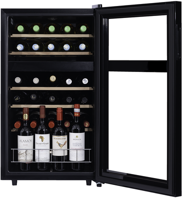 Отдельностоящий винный шкаф 22-50 бутылок Dunavox DXFH-30.80 фото #6