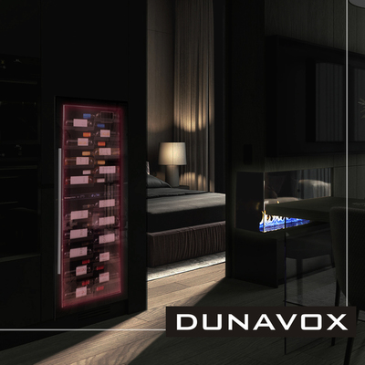 Встраиваемый винный шкаф 101-200 бутылок Dunavox DX-104.375DB фото #6