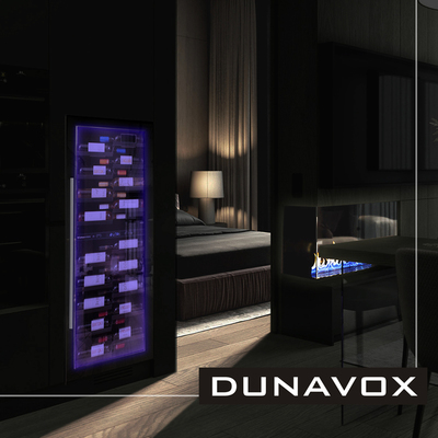 Встраиваемый винный шкаф 101-200 бутылок Dunavox DX-104.375DSS фото #4