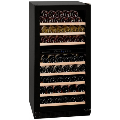 Встраиваемый винный шкаф 51-100 бутылок Dunavox DX-94.270DBK фото #2