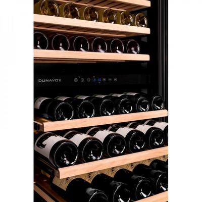 Встраиваемый винный шкаф 51-100 бутылок Dunavox DX-94.270DBK фото #3