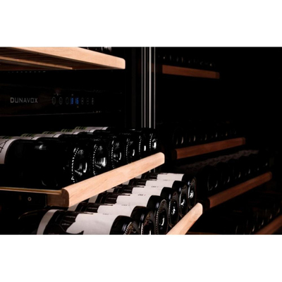 Встраиваемый винный шкаф 51-100 бутылок Dunavox DX-94.270DBK фото #4