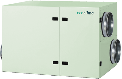 Приточно-вытяжная вентиляционная установка Ecoclima ECT PH-R 850-W-(L/R)-4