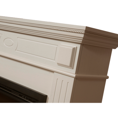 Электрокамин с широким очагом 2D Electrolux EFP/P-2520LS с порталом Firelight Bianco 25 беленый дуб фото #4
