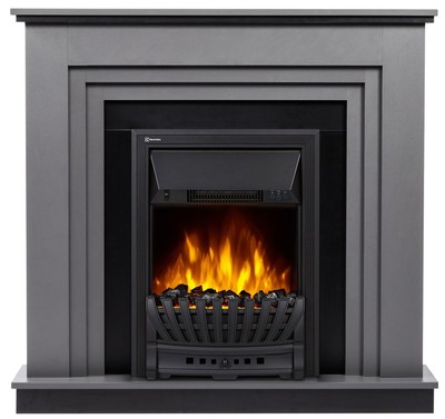 Электрокамин с классическим очагом 2D Electrolux EFP/P-1020LS с порталом Firelight Grado Classic графит, черный
