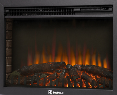 Электрокамин с широким очагом 2D Electrolux EFP/P-2520LS N с порталом Firelight Antico 25 серый фото #5