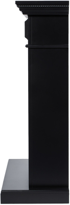 Электрокамин с широким очагом 2D Electrolux EFP/P-2520LS N с порталом Firelight Bianco 25 черная эмаль фото #12