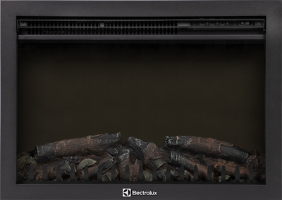 Электрокамин с широким очагом 2D Electrolux EFP/P-2520LS N с порталом Firelight Prestigio 25 камень белый, шпон белый дуб фото #6